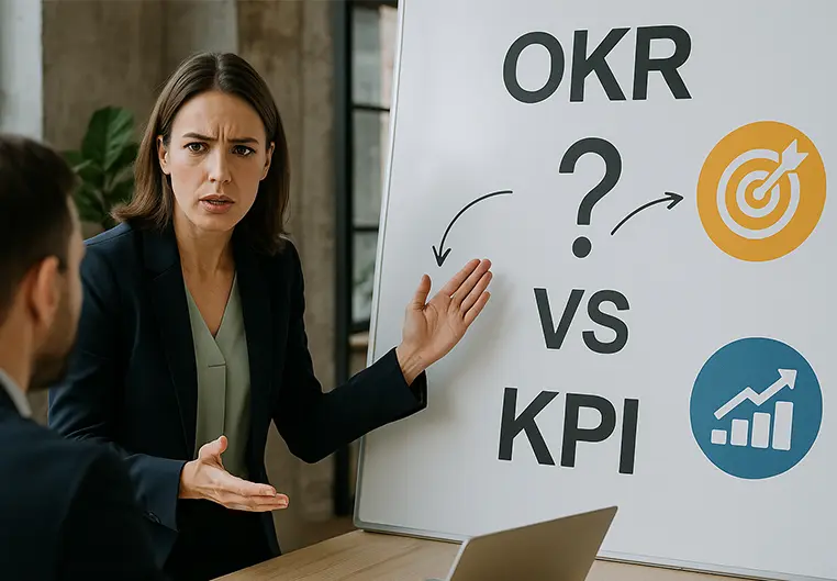 تفاوت OKR و KPI